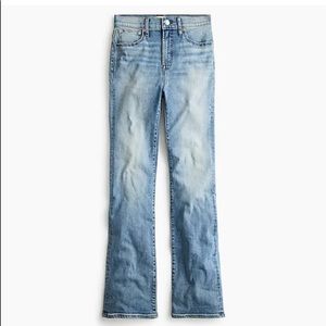 J.CREW Womens Curvy Full Length Demi Boot Eco Jean | Light Wash | Size 31